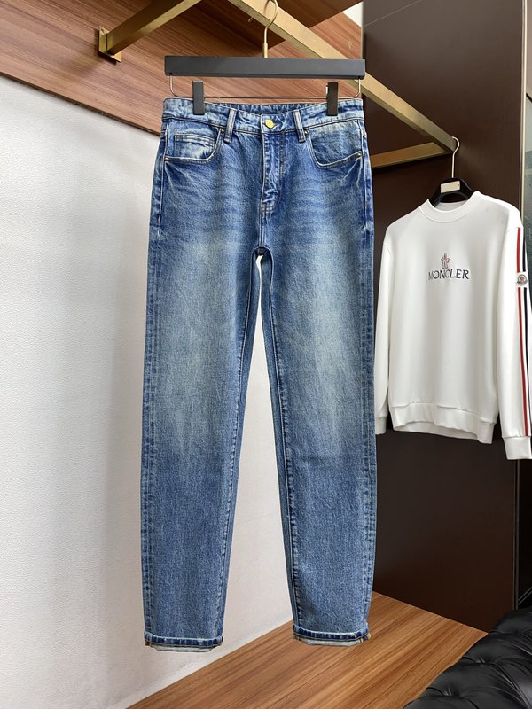 루이비통 남성 슬림 스트레이트 진 001-216497