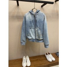 루이비통 워크웨어 데님 후드 자켓 001-216500