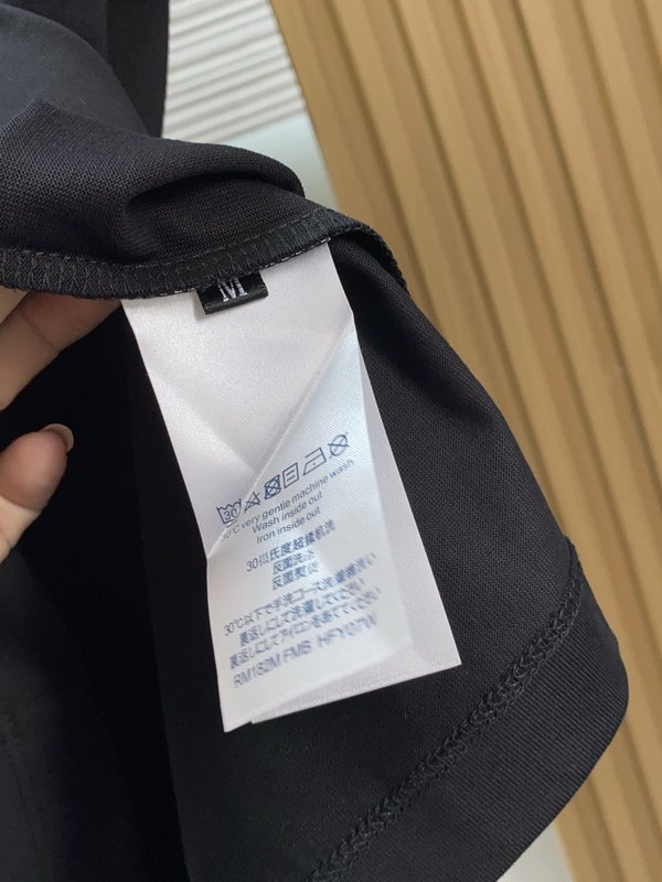 루이비통 남성 머서라이즈드 코튼 반팔 티셔츠 001-216506