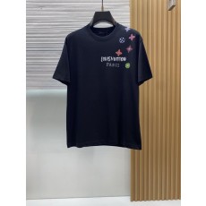 루이비통 남성 머서라이즈드 코튼 반팔 티셔츠 001-216506