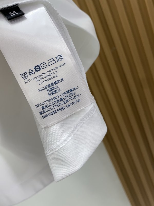 루이비통 남성 머서라이즈드 코튼 반팔 티셔츠 001-216507