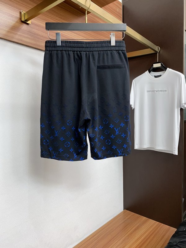 루이비통 그라데이션 번아웃 반팔 세트 001-216511