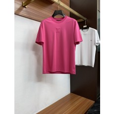 루이비통 남성 머서라이즈드 코튼 반팔 티셔츠 001-216516