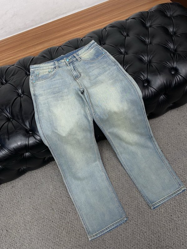 루이비통 남성 하이스트레치 데님 정장 바지 001-216520