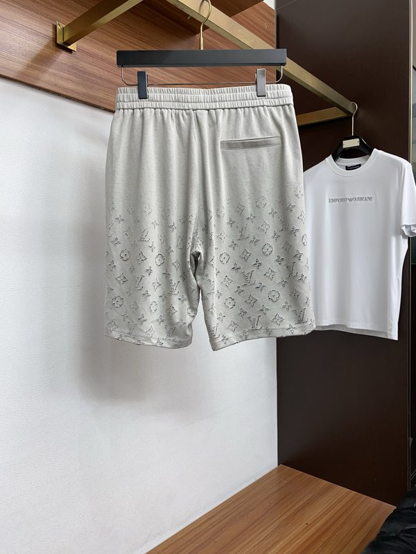 루이비통 그라데이션 번아웃 반팔 세트 001-216524