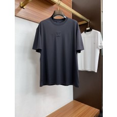루이비통 남성 머서라이즈드 코튼 반팔 티셔츠 001-216525