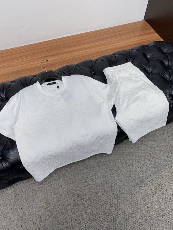 루이비통 봄여름 풀패턴 반팔 세트 001-216534