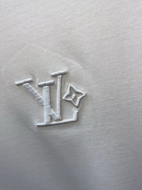 루이비통 남성 머서라이즈드 코튼 반팔 티셔츠 001-216545