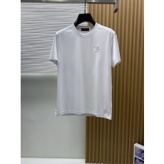 루이비통 남성 머서라이즈드 코튼 반팔 티셔츠 001-216545