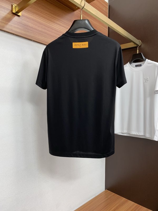 루이비통 남성 머서라이즈드 코튼 반팔 티셔츠 001-216550