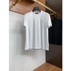루이비통 남성 머서라이즈드 코튼 반팔 티셔츠 001-216551