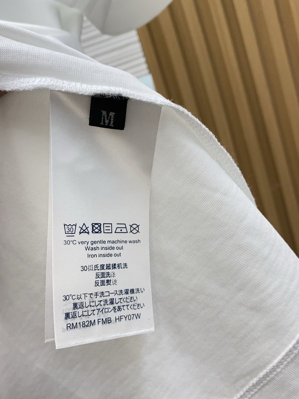 루이비통 남성 머서라이즈드 코튼 반팔 티셔츠 001-216560