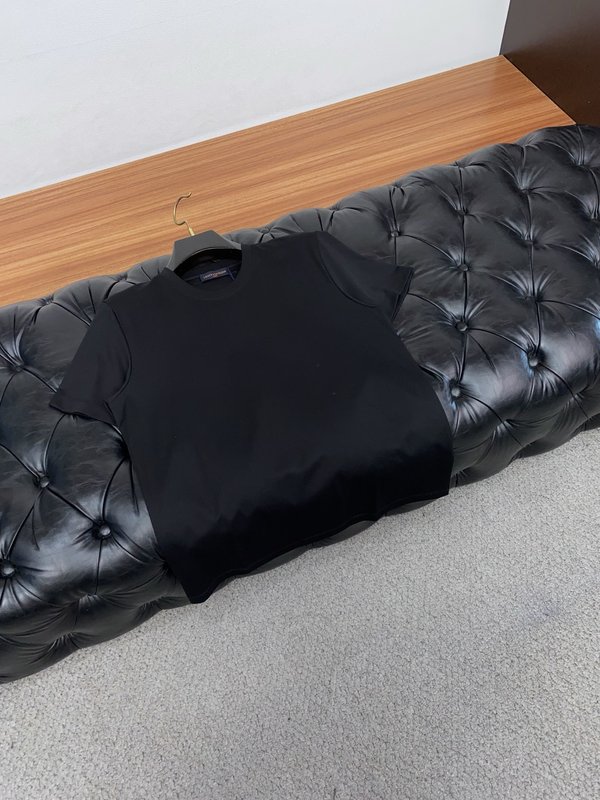 루이비통 남성 머서라이즈드 코튼 반팔 티셔츠 001-216562