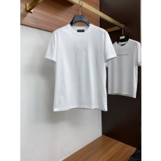 루이비통 남성 머서라이즈드 코튼 반팔 티셔츠 001-216563