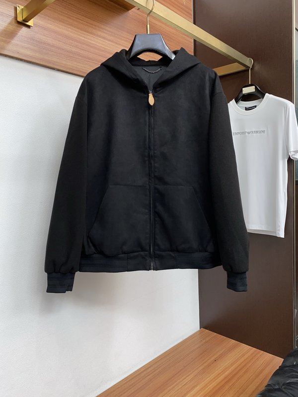 루이비통 컬러 블록 스트라이프 지퍼 자켓 001-216566