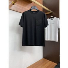 루이비통 남성 머서라이즈드 코튼 반팔 티셔츠 001-216569