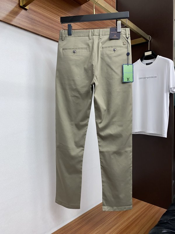 루이비통 남성 워싱 데님 캐주얼 정장 바지 001-216572