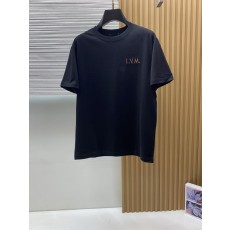 루이비통 남성 머서라이즈드 코튼 반팔 티셔츠 001-216575