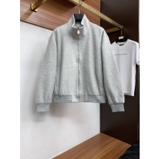 루이비통 컬러 블록 스트라이프 스탠드 칼라 자켓 001-216616