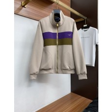 루이비통 컬러 블록 스트라이프 지퍼 자켓 001-216617