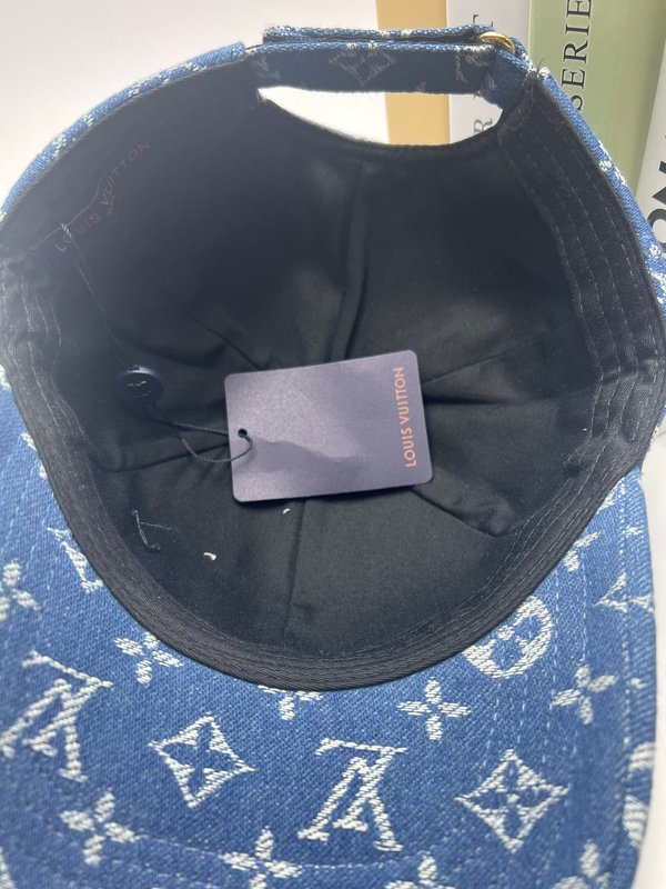 루이비통 모노그램 데님 야구 모자 001-216671