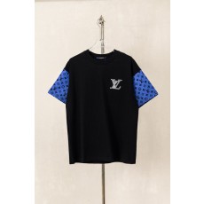 루이비통 클래식 로고 라운드넥 반팔 티셔츠 001-216746