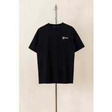 루이비통 자수 로고 라운드넥 반팔 티셔츠 001-216748