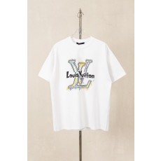 루이비통 남성 프린팅 라운드넥 반팔 티셔츠 001-216750