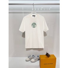 루이비통 면 라운드넥 반팔 티셔츠 001-216755