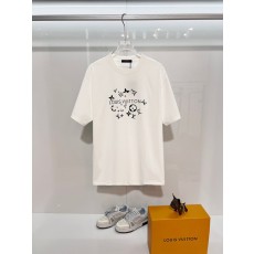루이비통 면 라운드넥 반팔 티셔츠 001-216756
