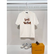 루이비통 스펠링 로고 엠보 라운드 티셔츠 001-216760