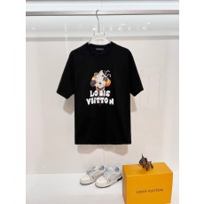 루이비통 면 라운드넥 반팔 티셔츠 001-216761