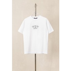 루이비통 자수 로고 라운드넥 반팔 티셔츠 001-216764