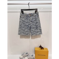 루이비통 암문 모노그램 자카드 데님 숏팬츠 001-216773