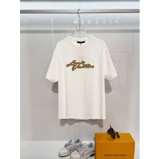 루이비통 라운드넥 반팔 티셔츠 자수 001-216780