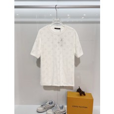 루이비통 남성 올오버 프린트 라운드넥 반팔 티셔츠 001-216786