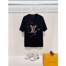 루이비통 라운드넥 반팔 티셔츠 요트 자수 001-216789