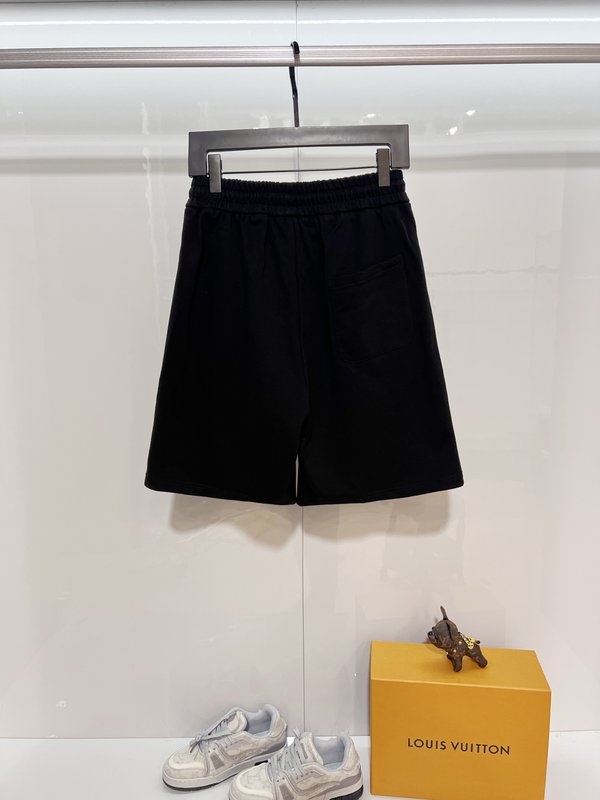 루이비통 클래식 로고 자수 캐주얼 반바지 001-216791