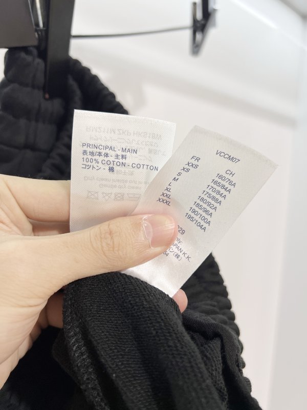 루이비통 클래식 블루 자수 캐주얼 반바지 001-216793