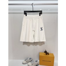 루이비통 클래식 블루 자수 캐주얼 반바지 001-216794