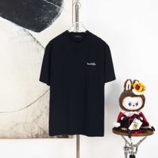 루이비통 클래식 플로킹 라운드넥 반팔 티셔츠 001-216796