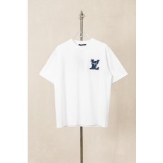 루이비통 클래식 로고 라운드넥 반팔 티셔츠 001-216814