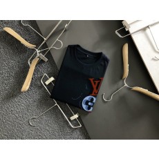 루이비통 남성 심플 로고 반팔 티셔츠 001-216816