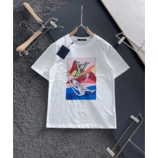 루이비통 남성 심플 반팔 티셔츠 001-216821