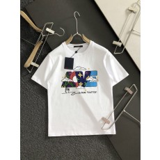 루이비통 남성 심플 반팔 티셔츠 001-216825
