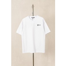 루이비통 자수 로고 라운드넥 반팔 티셔츠 001-216828