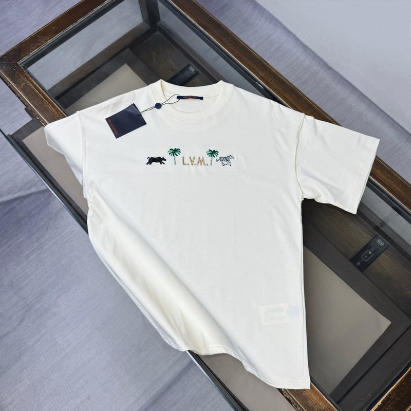 루이비통 여름 신상 라운드넥 반팔 티셔츠 001-216848