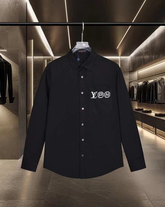 루이비통 콜라보 자수 롱슬리브 셔츠 001-216876