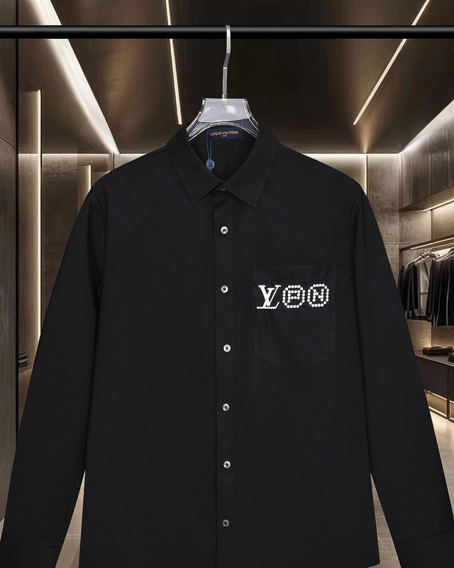 루이비통 콜라보 자수 롱슬리브 셔츠 001-216876