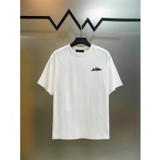 루이비통 헤비 프린트 자수 반팔 티셔츠 001-216883
